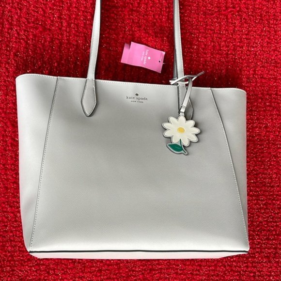 kate spade Handbags - Kate Spade Dana Tote Platinum Grey
